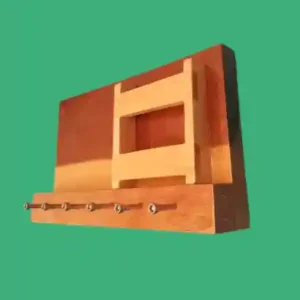 Portallaves natural con soporte