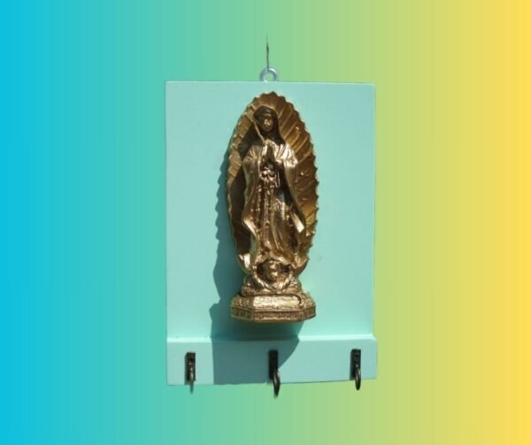 Virgen de Guadalupe verde