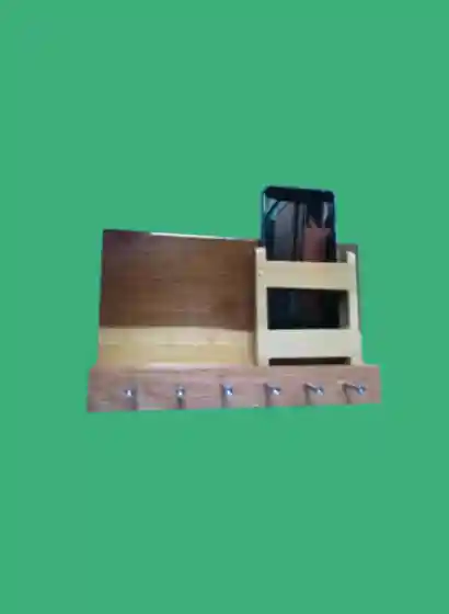 Portallaves natural con soporte - Imagen 2