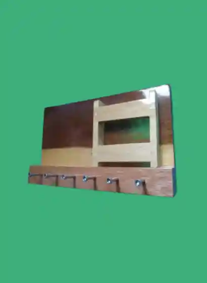 Portallaves natural con soporte - Imagen 5