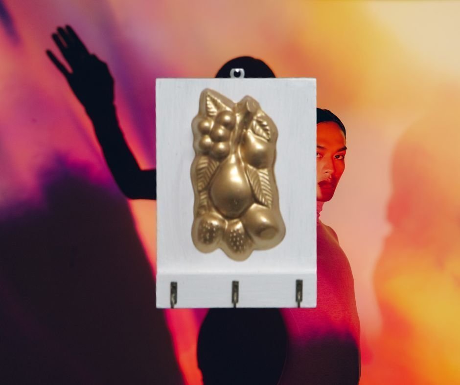 Racimo de frutas blanco