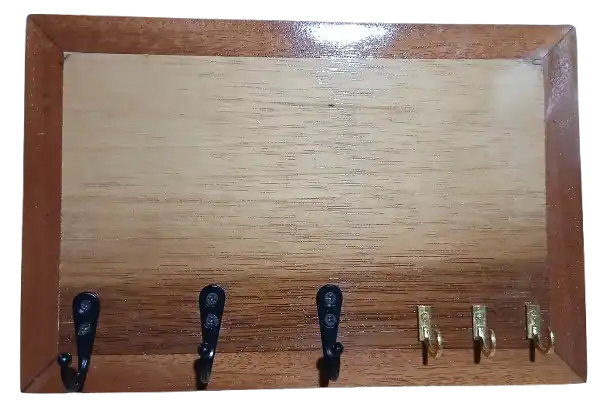 porta llaves de madera para pared