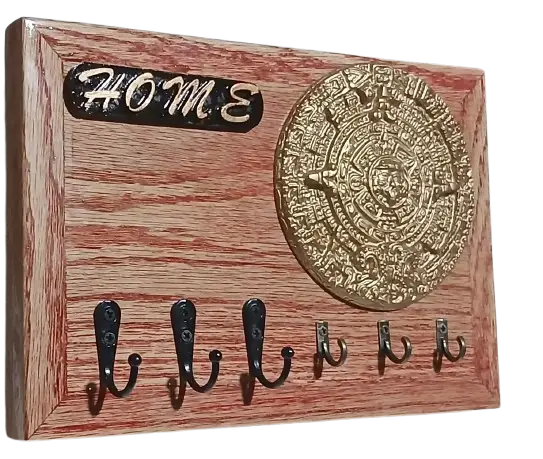 porta llaves de madera para pared